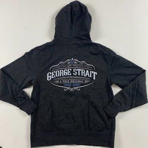 George Straight Hoodie Women's Medium Hooded Sweatshirt A True Original